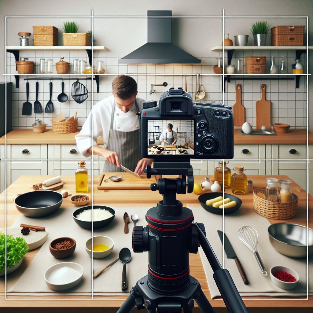 Cómo filmar tutoriales de cocina con una configuración de dos cámaras para YouTube